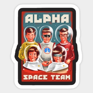 Alpha Space Team Sticker